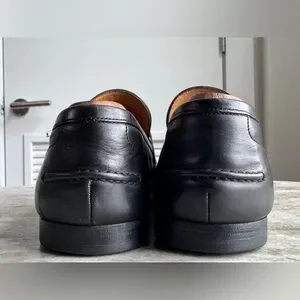 GUCCI Jordaan Horsebit Black Leather Loafer 8 / 8.5 US 1953 Moccasin $1000 Gucci | Shoes | Gucci Jordaan Horsebit Black Leather Loafer  main image 3